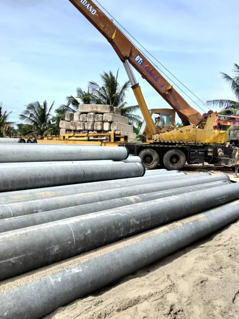 Cọc bê tông ly tâm Cường Thịnh - ảnh thực tế 1