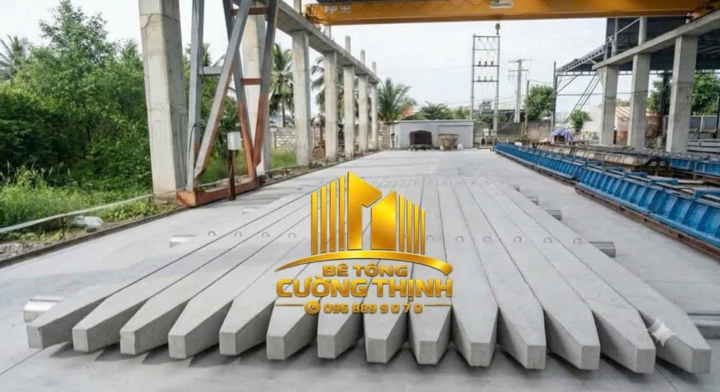 Cọc vuông bê tông cốt thép Cường Thịnh - ảnh thực tế 4