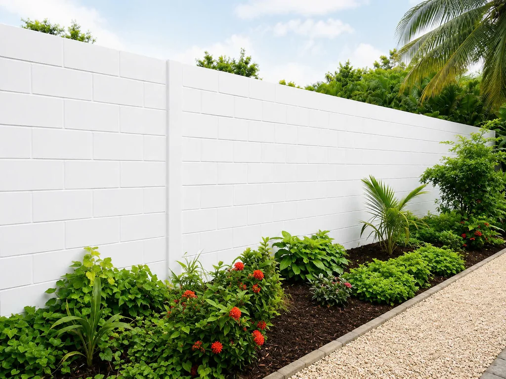 Tường rào xây gạch bê tông nhẹ không nung Cường Thịnh