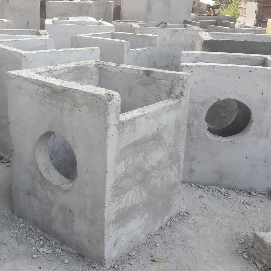 Hố ga bê tông cốt thép đúc sẵn có lỗ chờ đấu nối