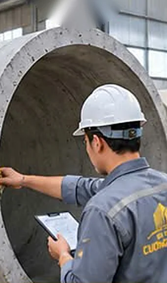 Kiểm tra chất lượng ống cống bê tông ly tâm